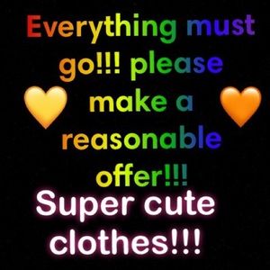 EVERYTHING must go!Please make a reasonable offer!